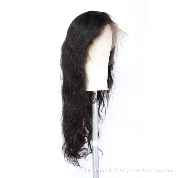 Fast Shipping High quality Virgin Brazilian Remy Hair Long Body Wave Natural Real Full Lace Human Hair Wigs